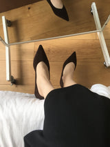 ブラウンスエードスティレット