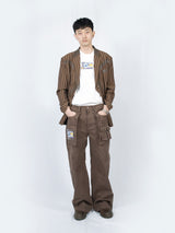 マルチパスカーゴパンツ (Brown)