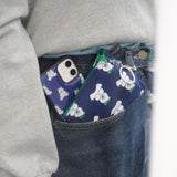 Cucumber Lover pattern keyring pouch(mini)