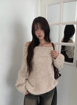 Search Leather Vintage Eyelet Buckle Shoulder Bag