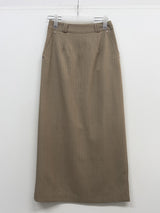 Rivet Stripe H-Line Skirt