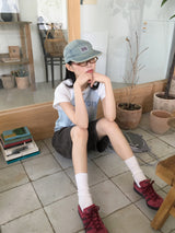 Chakin double knee rivet Bermuda Short denim pants