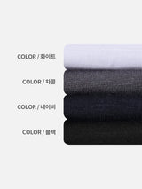 Silket U neck layered sleeves 4color