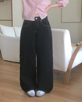ウェルシュパッチステッチワイドカーゴパンツ