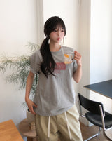 トーキョー プリント クロップ ショートスリーブ Tシャツ