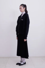 【即日発送】 Raglan 2way Hood Zip-up (BLACK) 