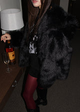 HOLIDAY HOOD FUR JACKET