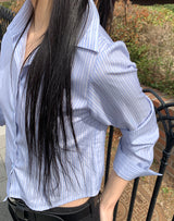 MULTI STRIPE SEMI SHIRT (2C)