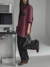 Furby Pintuck Denim String Pants