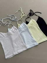 Breeze CottonModal Halter-Neck Top (4colors, 2sizes)
