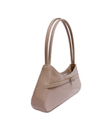 Mini Buckle Small Baguette Bag - Latte Beige