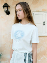 スワングラフィックTシャツ ホワイト