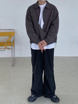 Offbeat Silver Ring Nylon Balloon Pants 2C
