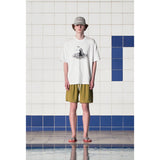 LOGO NYLON SHORT / OLIVE