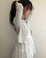 ヒンナ フローラル カーディガン