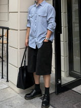 One four peaked stripe shirt