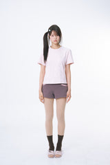 ドントビーブルーグリッターTシャツ (PALE PINK)