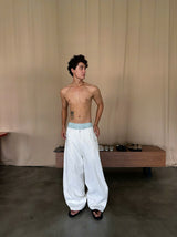 RIPOFFF Khaki Wideleg Pants