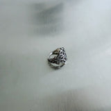 Woven Detail Silver Ring