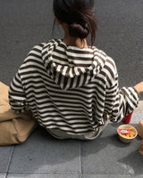Fiction Stripe Hoodie