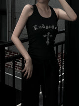 cubic rock chic sleeveless