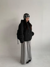 Wilke Cut Banding Long Skirt