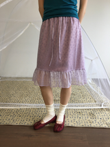 Hayes Bloom Frill Skirt (2color)