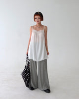 inen lace bustier long blouse & mini dress
