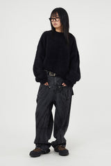 Dirty washed front pocket denim pants