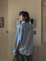 Selly cotton stripe shirt