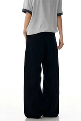 Black Straight Fit Jeans
