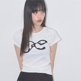 ETERNAL STUD TEE (WHITE) F25QB101