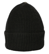 [MADE] Dimanche Signature heart star Cowhide Beanie [Black]