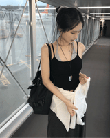 Bestie Layered Halter Neck Bra Top