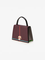 LOMEL MINI マイクロレザーバッグ / Maroon Burgundy
