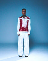 WEIGH-IN LONG SLEEVE (WHITE/RED)