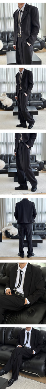 [S/F] Minimal crop blazer(2color)