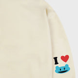 [UNISEX]エルボーアイラブフーディー