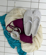 NEW Bliss 0025. Studded Mesh Flat - 2colors