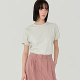 INCISION LINE T-SHIRT (GRAY BEIGE)