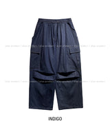 Natey Raw Edge Balloon Denim Pants