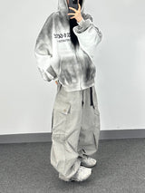 buckle pigment cargo pants