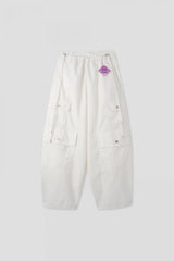 Multi-pocket non-fade shirring cargo pants (2c)