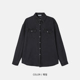 LMN フリックツーポケットバイオデニムシャツ (3 colors)