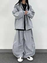 piping balloon track pants