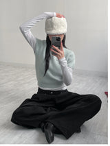 734 ピーチバルーンワイドパンツ