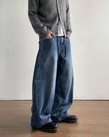 Simon Curved Denim Pants