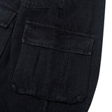 CARGO LOOSEFIT DENIM PANTS BLACK