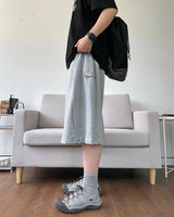 サイドスナップバミューダスウェットパンツ 3C