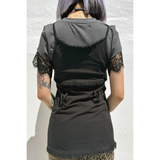 LACE JERSEY TOP